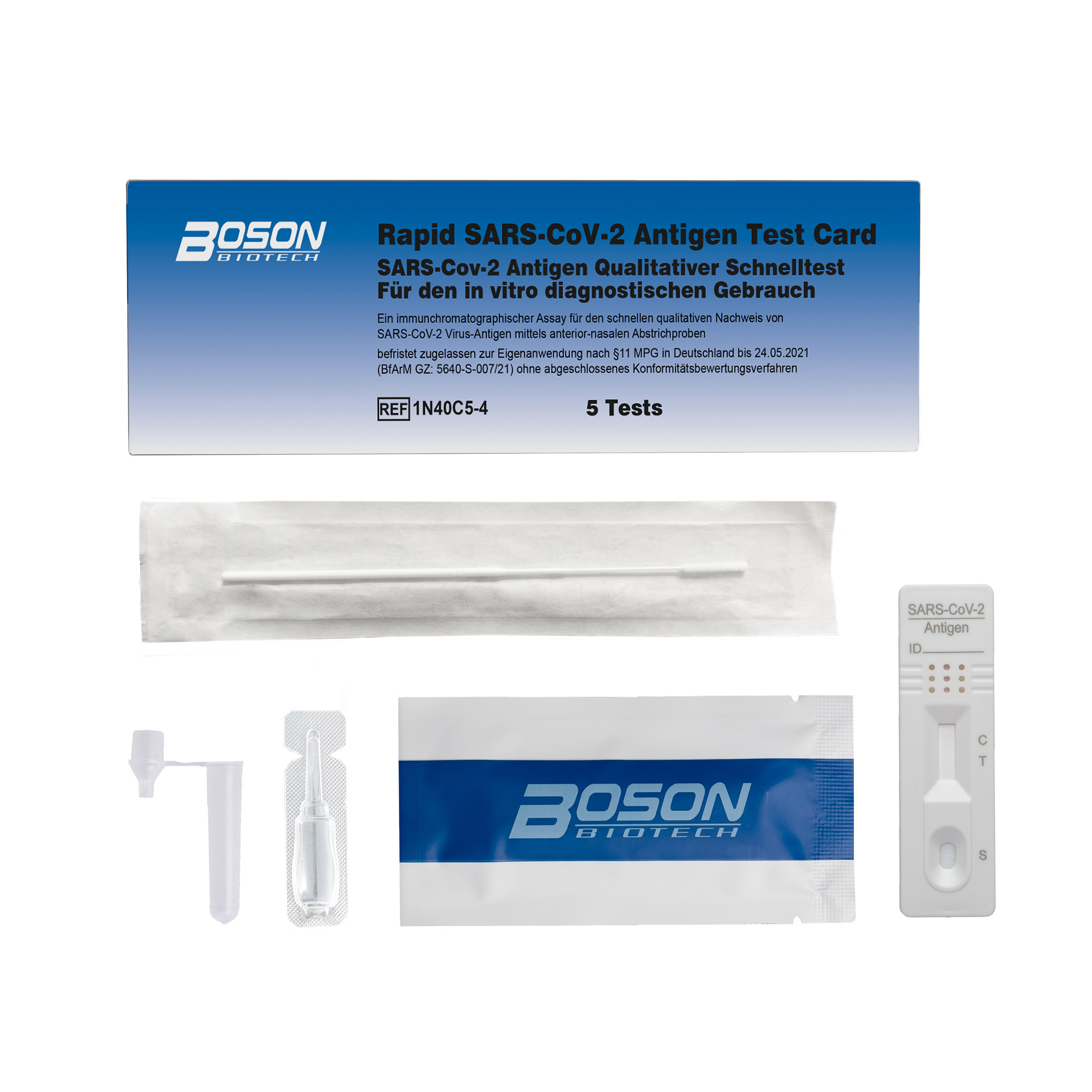 Boson COVID-19 Antigen Schnelltest 5er