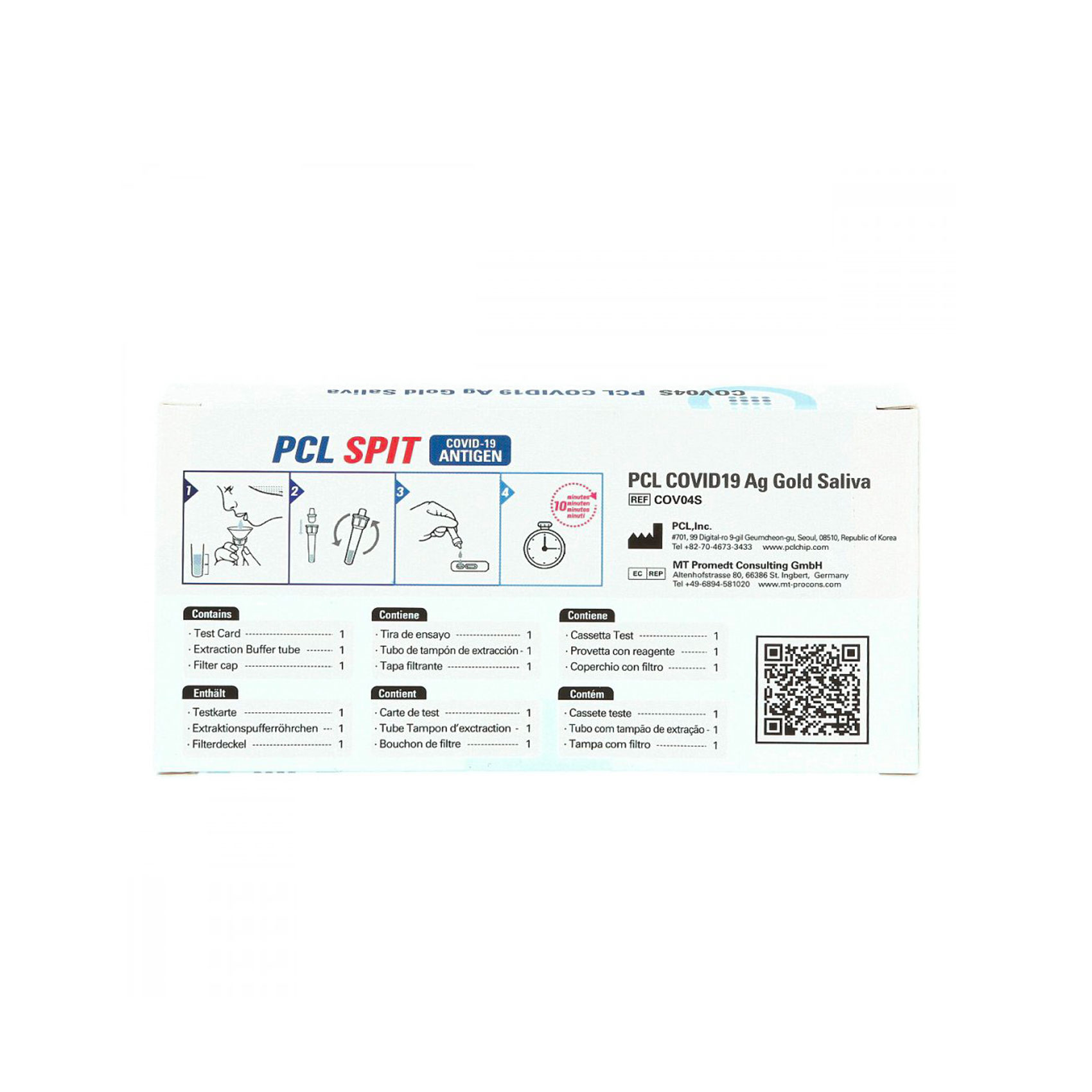 PCL COVID-19 Saliva Spucktest