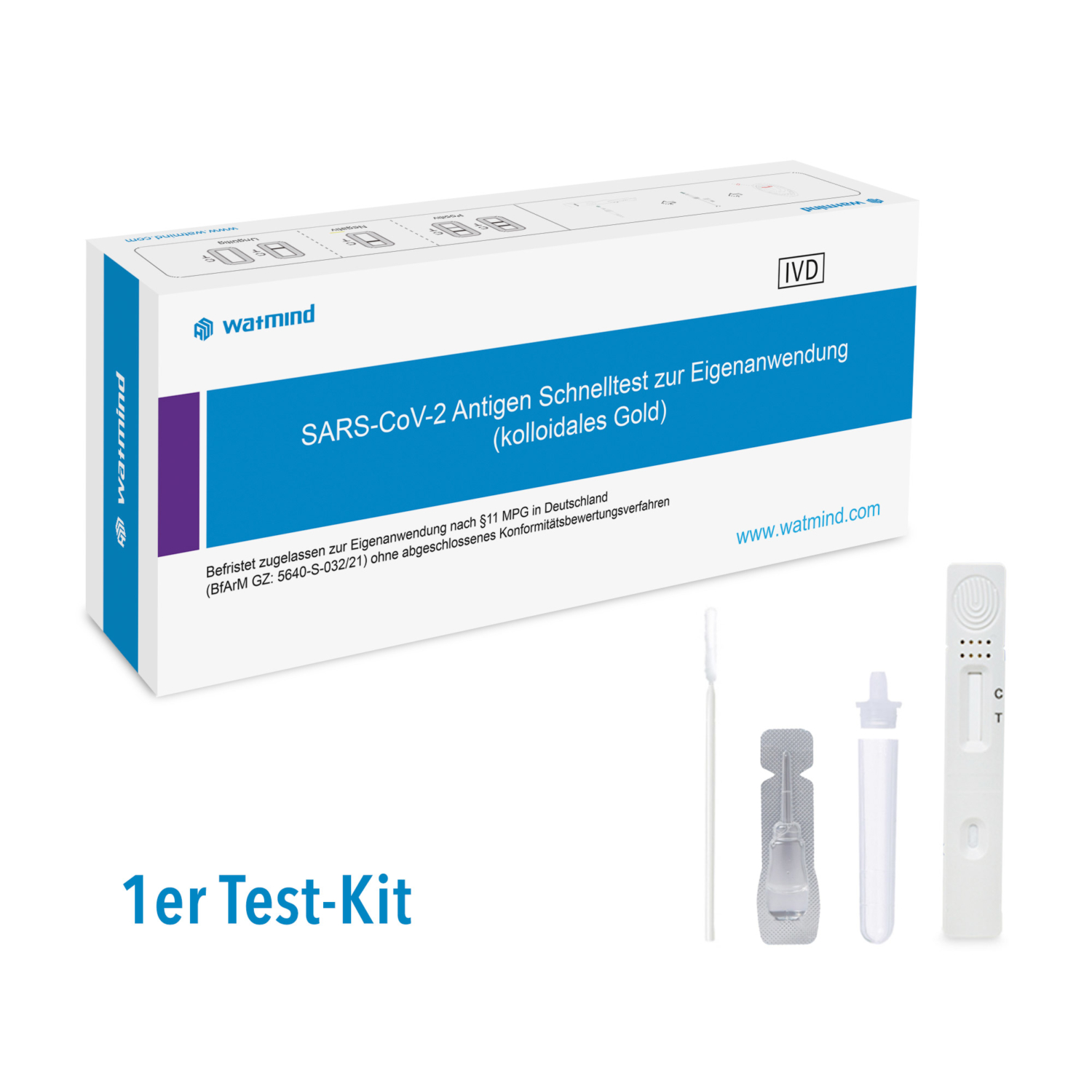 Watmind Schnelltest 1er Test-Kit