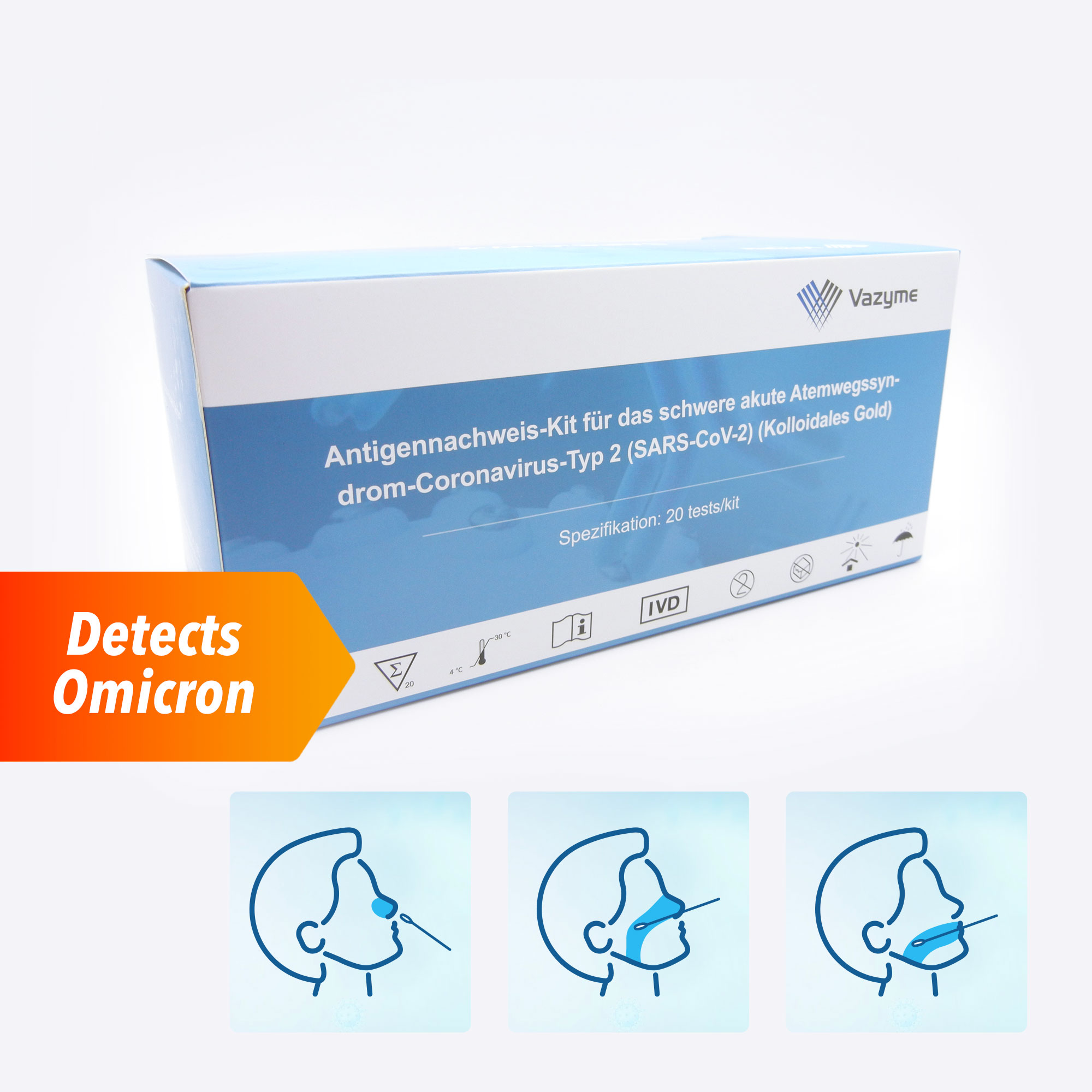 Vazyme Rapid Test detects Omicron