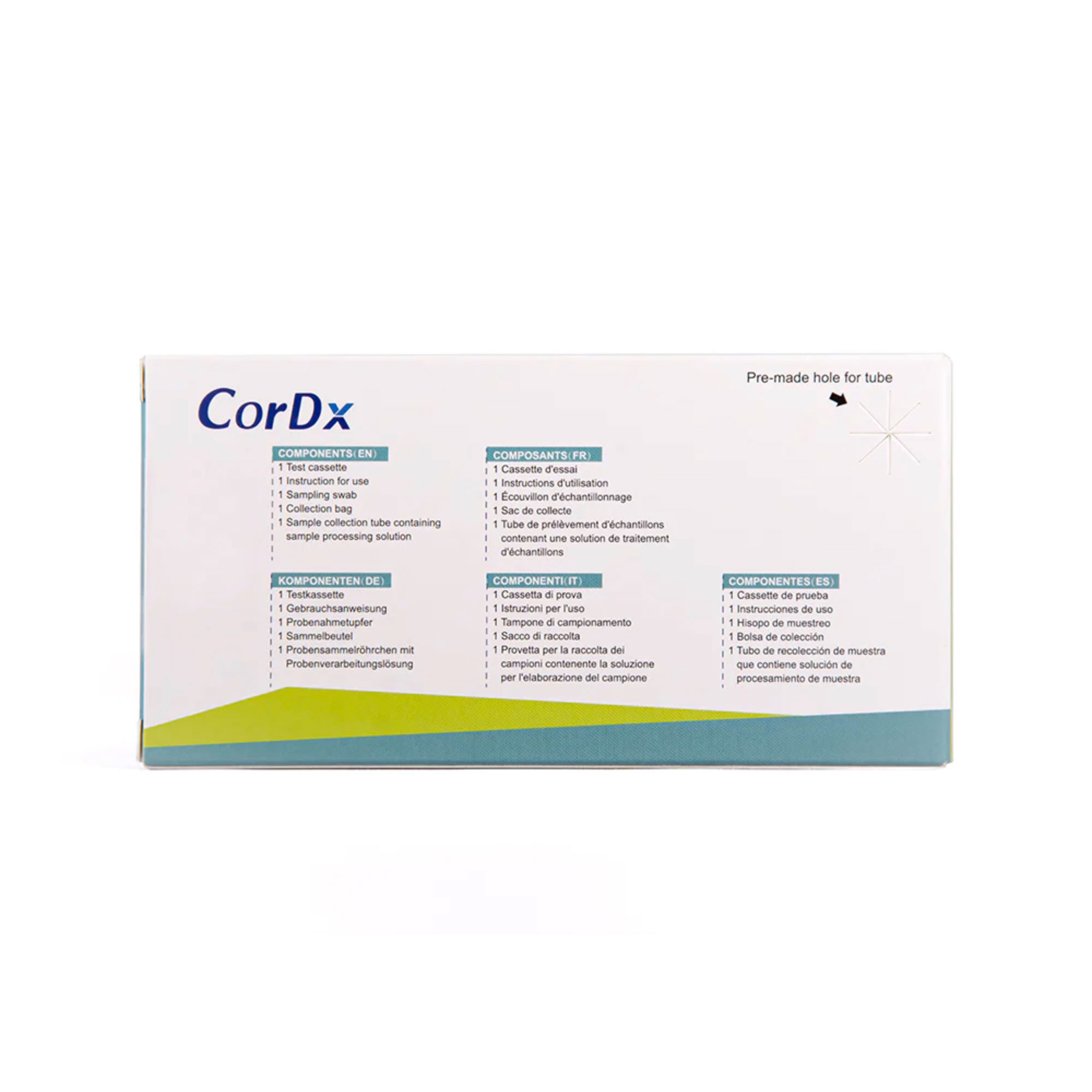 CorDX 4in1 Kombi-Test COVID-19, Influenza A+B, RSV